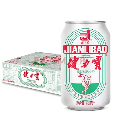 健力宝 橙蜜味运动碳酸饮料330ml*24罐 整箱装 